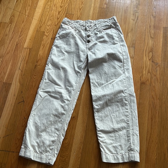 Lee Women's Cream Wide Leg Jeans - Picture 4 of 7